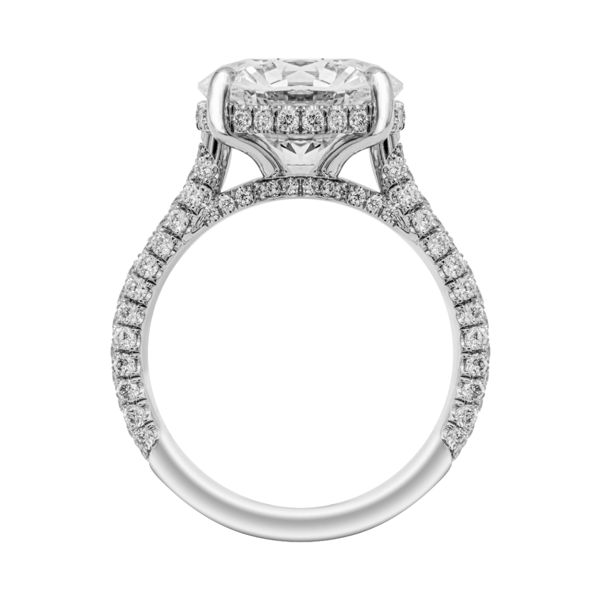 GIA Certified 7.60 Carat Round Diamond Engagement Ring – M&V Vanguard